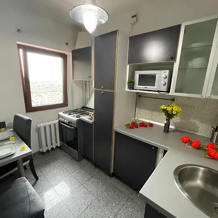 With Gorgeous View Of Center Bukarest